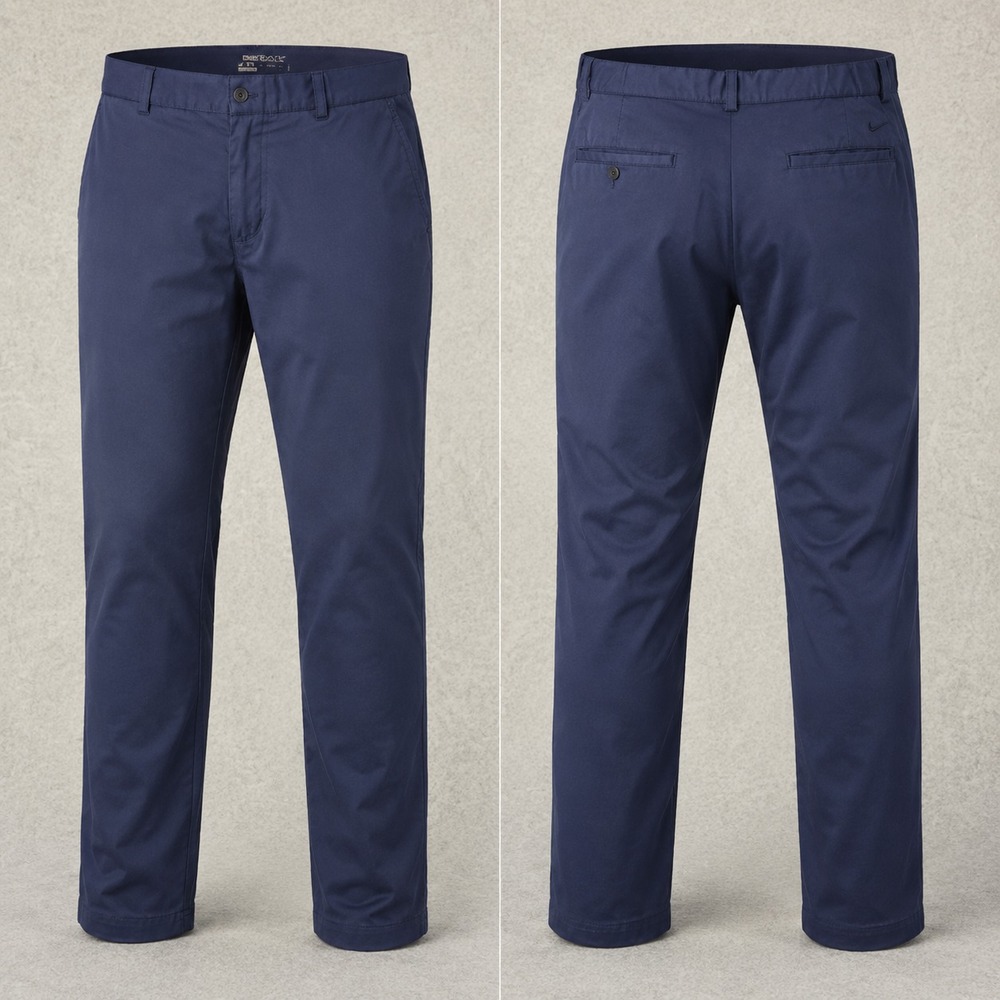 Nike Golf Pants Mens 36x34 Blue Dri-FIT Flat Front Stretch Athleisure Gorpcore